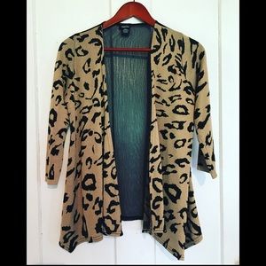 Rue 21 | Sheer Back Cheetah Cardigan Small